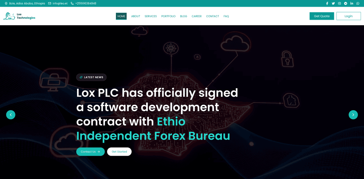 Loe: Legends of Ethiopia full website